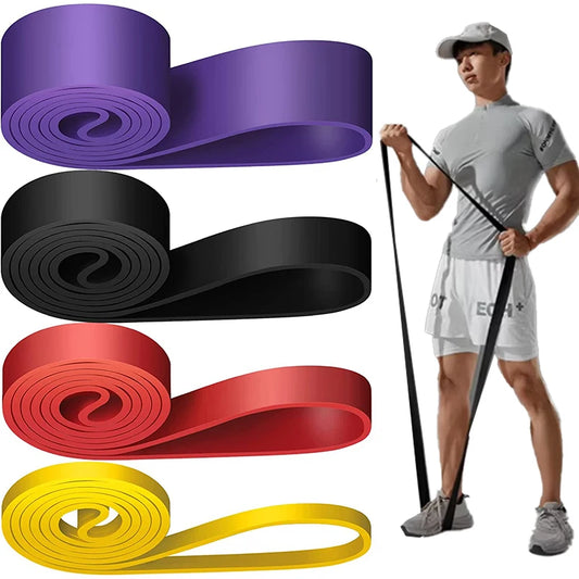 Resistance Bands Exercise Elastic Workout Ruber Loop Strength Rubber Band Gym Fitness Equipment Training Expander Unisex - Tasawoq
