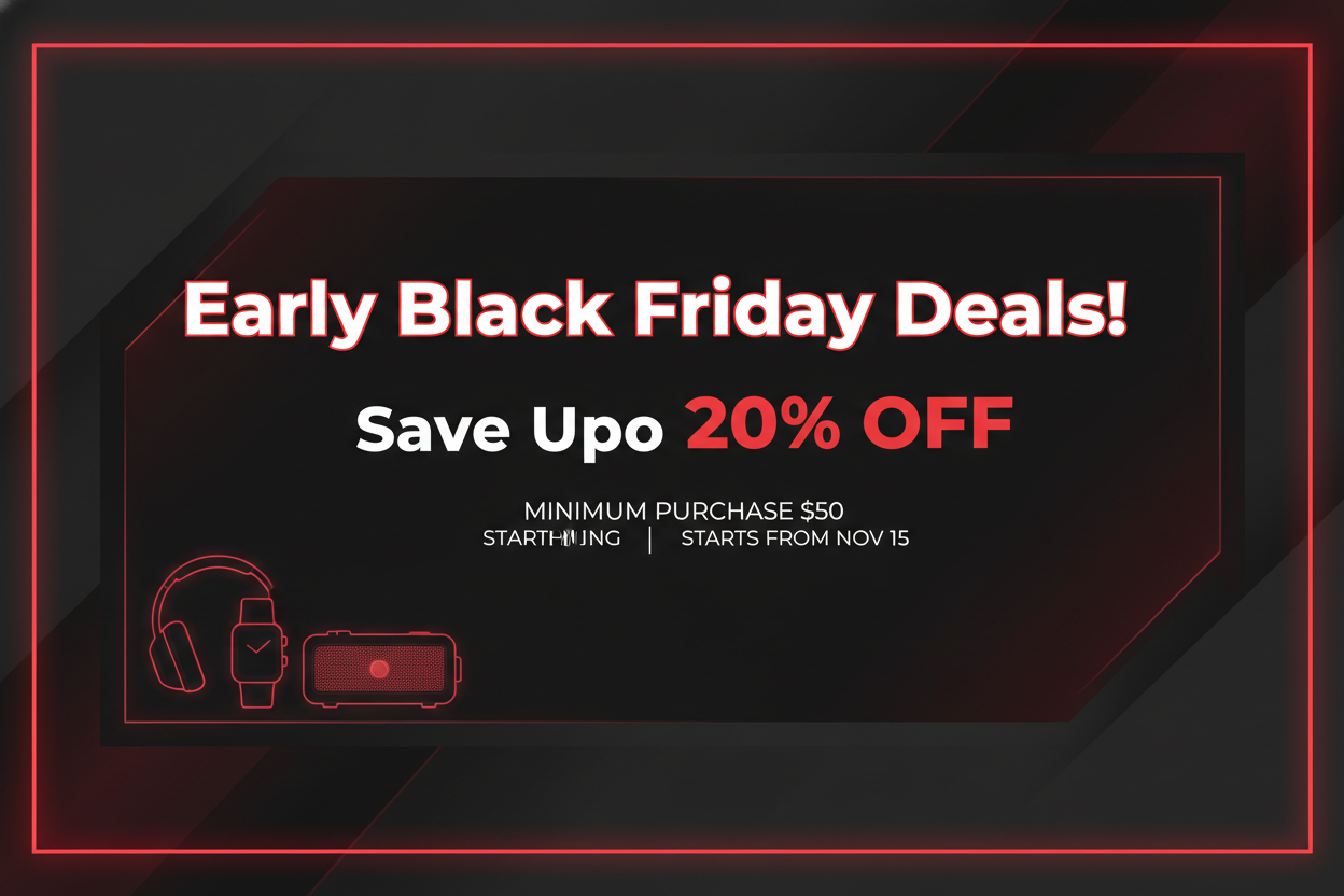 Early Black Friday Deals! Minimum Purchase $50. Shop Everything You Love!