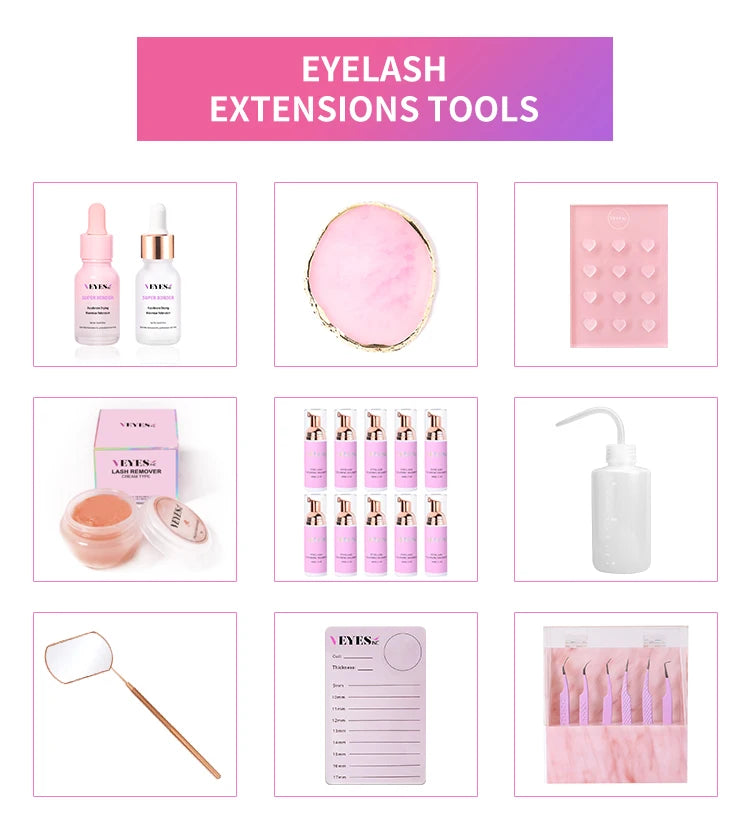Veyes Inc Eyelash Extensions Glue 5 Days Free Shipping from US Veyelash 7 Weeks Retention Volume Lash Adhesive Makeup Tools - Tasawoq