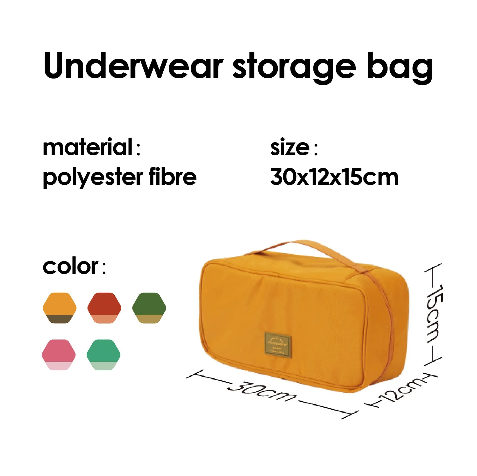 Travel Essentials Underwear Organizer Bag for Bras and Lingerie - Lightweight and Dustproof Storage for Women - Tasawoq