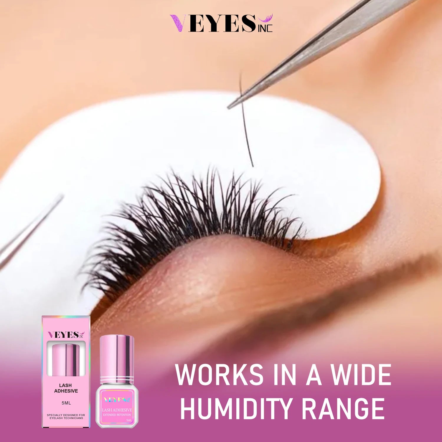 Veyes Inc Eyelash Extensions Glue 5 Days Free Shipping from US Veyelash 7 Weeks Retention Volume Lash Adhesive Makeup Tools - Tasawoq