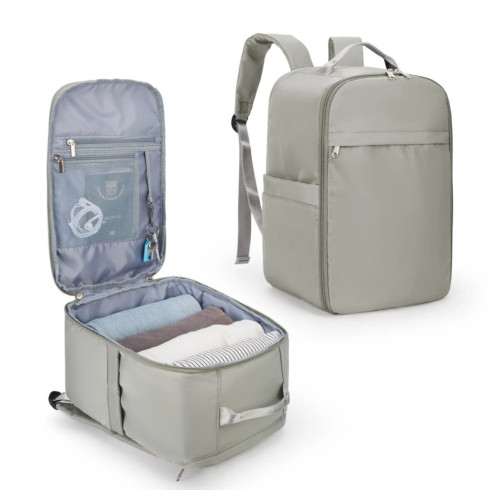 Ryanair Backpack 40x20x25 Cabin Bag, Hand Luggage Travel Backpack for Easyjet Cabin Bag 45x36x20, Laptop Backpack for Women/Men - Tasawoq