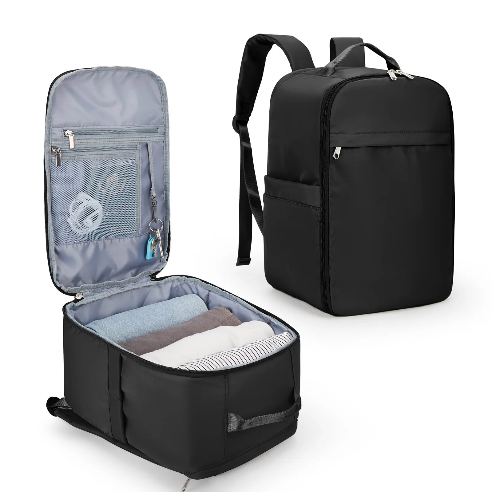 Ryanair Backpack 40x20x25 Cabin Bag, Hand Luggage Travel Backpack for Easyjet Cabin Bag 45x36x20, Laptop Backpack for Women/Men - Tasawoq