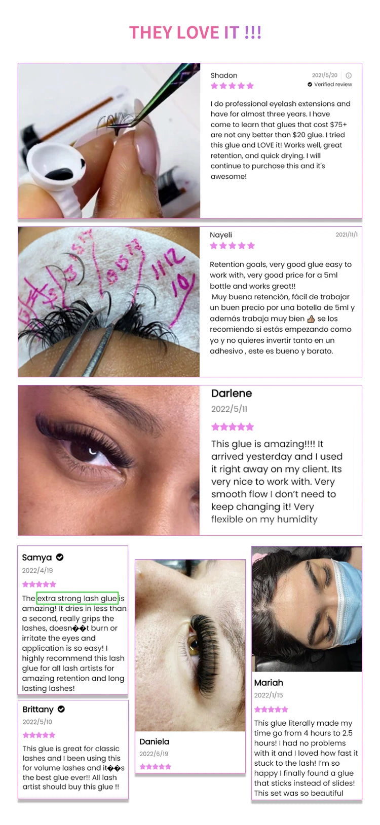 Veyes Inc Eyelash Extensions Glue 5 Days Free Shipping from US Veyelash 7 Weeks Retention Volume Lash Adhesive Makeup Tools - Tasawoq