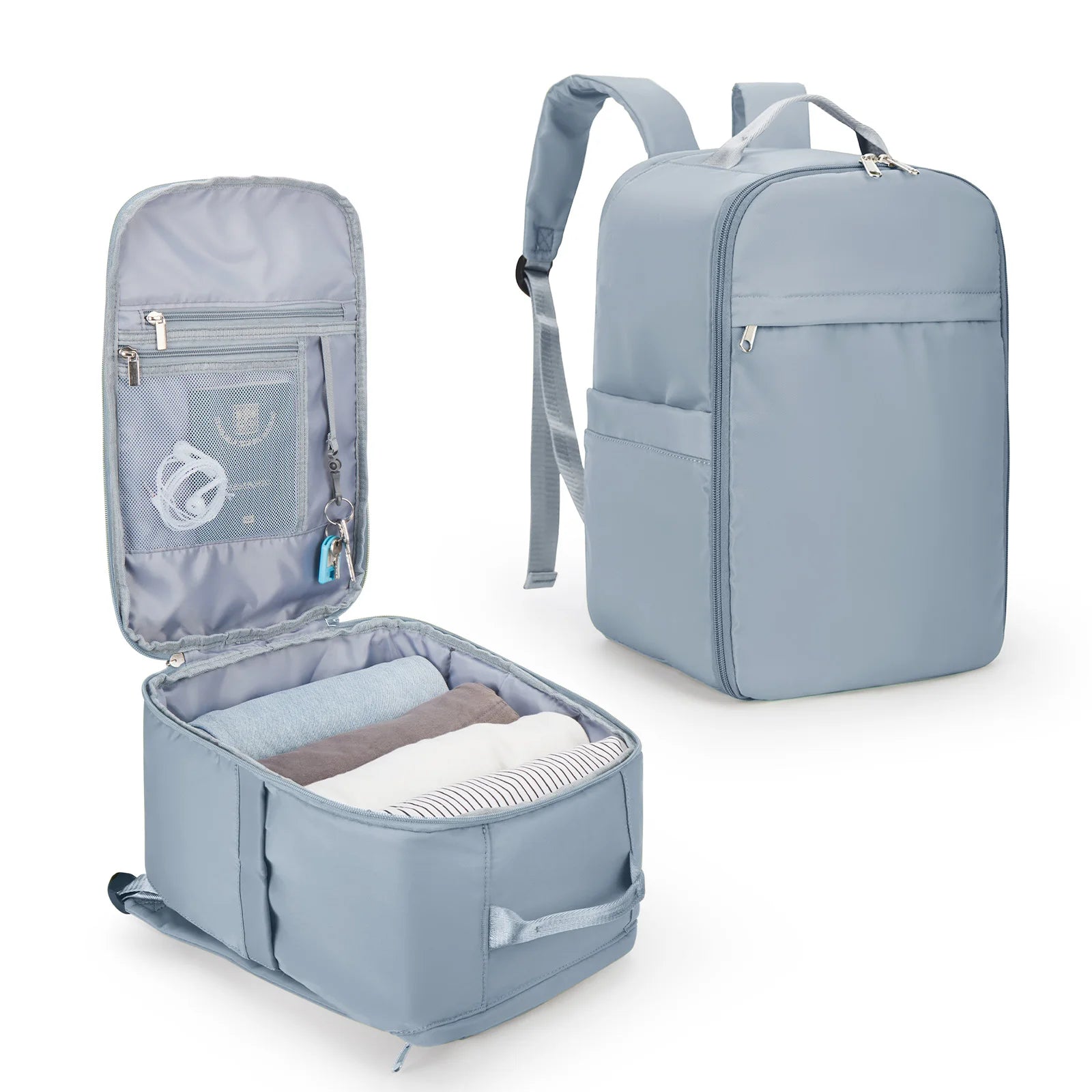 Ryanair Backpack 40x20x25 Cabin Bag, Hand Luggage Travel Backpack for Easyjet Cabin Bag 45x36x20, Laptop Backpack for Women/Men - Tasawoq