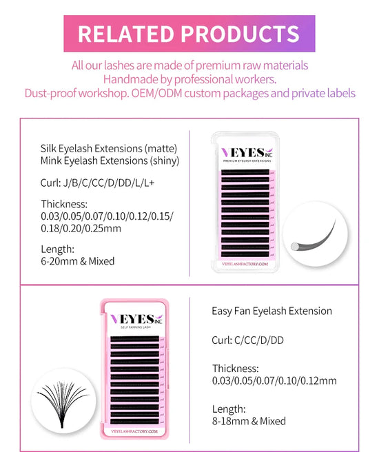 Veyes Inc Eyelash Extensions Glue 5 Days Free Shipping from US Veyelash 7 Weeks Retention Volume Lash Adhesive Makeup Tools - Tasawoq