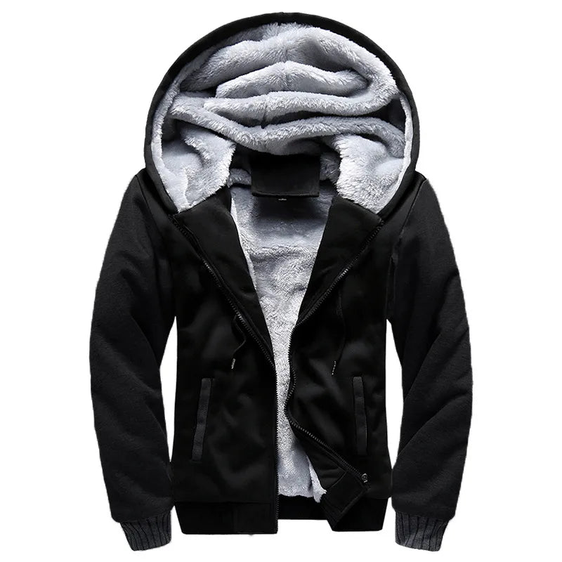 Men's Jacket Camouflage Thicken Winter Jackets for Men Fleece Long Sleeve Coat Man Casual Hoodies Streetwear Men's Coats - Tasawoq