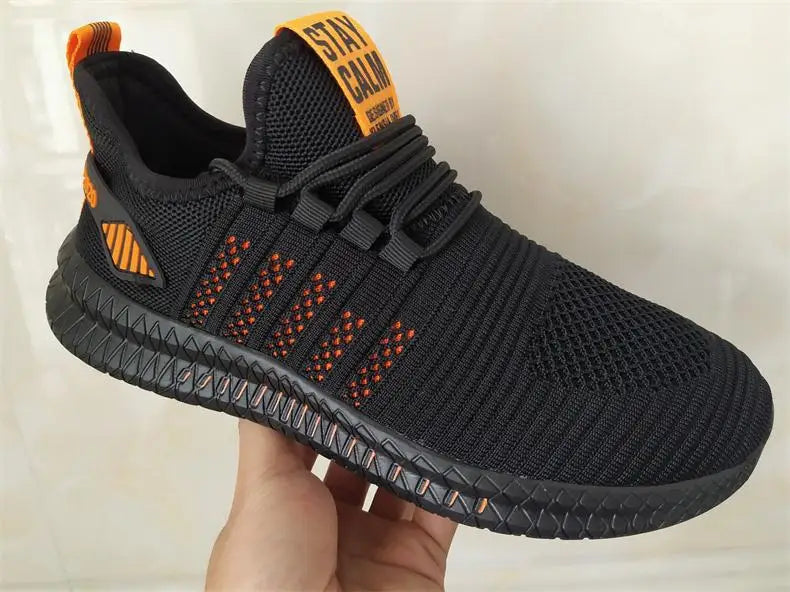 Fashion Sneakers Lightweight Men Casual Shoes Breathable Male Footwear Lace Up Walking Shoe - Tasawoq