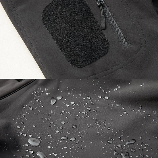 Men's Autumn Winter SoftShell Fleece Waterproof Jackets Male Hood Coats Fishing Hiking Camping Climbing Skiing Pants Trousers - Tasawoq