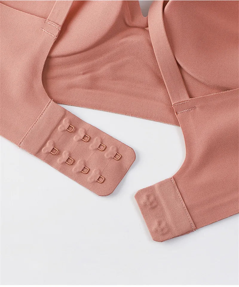 FINETOO Soft Wireless Bra Women Deep V Bras Sexy Bralette Padded Bra S-XL Female Seamless Underwear Comfortable Ladies Lingerie - Tasawoq