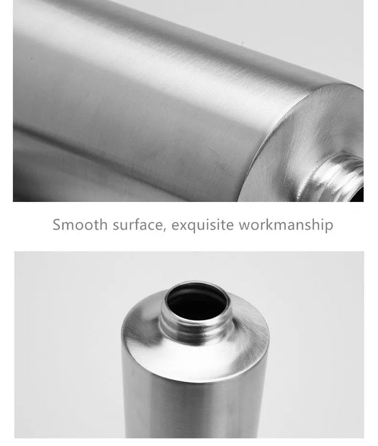 Liquid soap dispenser bottle gel bottle 304 stainless steel Lotion Pump Hand Soap Kitchen Bathroom Dispenser 250ml/350ml/550ml - Tasawoq