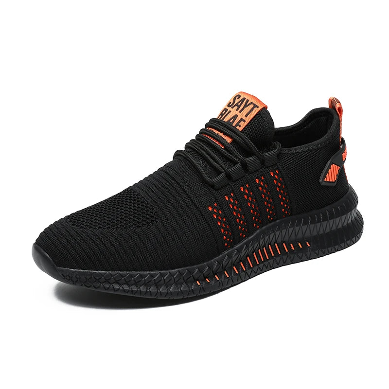 Fashion Sneakers Lightweight Men Casual Shoes Breathable Male Footwear Lace Up Walking Shoe - Tasawoq