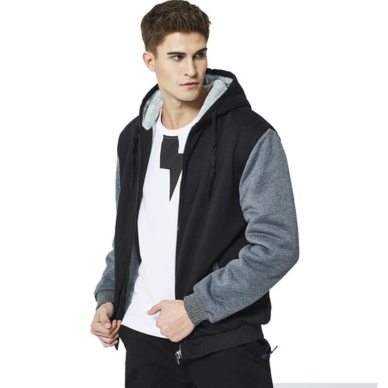 Men's Jacket Camouflage Thicken Winter Jackets for Men Fleece Long Sleeve Coat Man Casual Hoodies Streetwear Men's Coats - Tasawoq