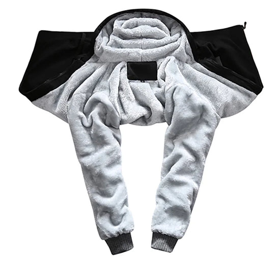 Men's Jacket Camouflage Thicken Winter Jackets for Men Fleece Long Sleeve Coat Man Casual Hoodies Streetwear Men's Coats - Tasawoq