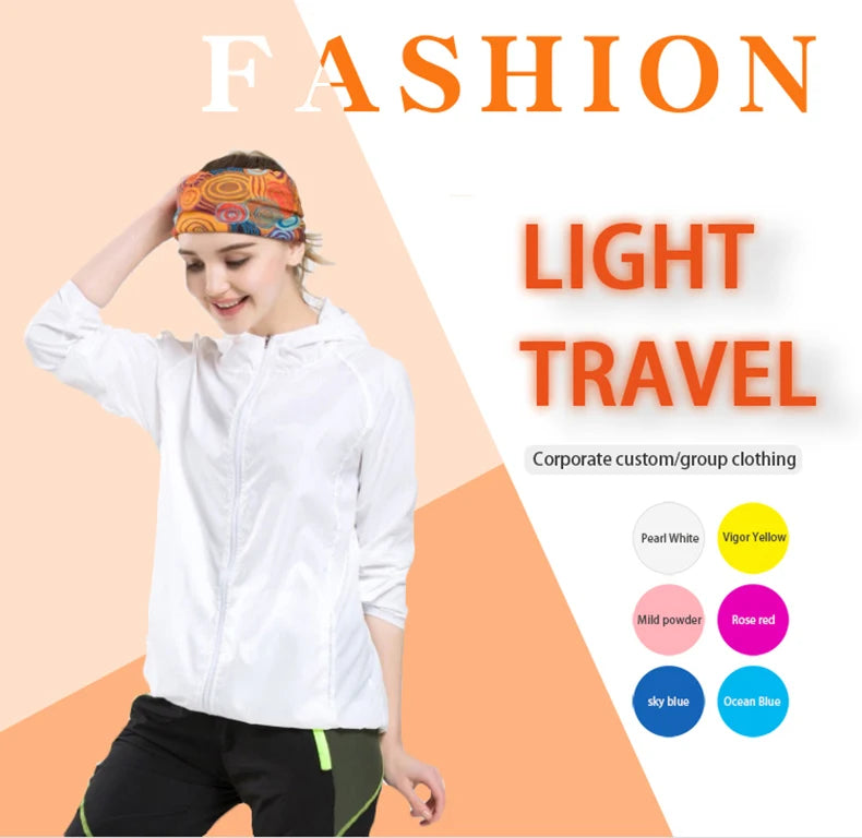 Men Women Hiking Jacket Waterproof Quick Dry Camping Hunting Clothes Sun-Protective Outdoor Sports Coats Anti UV Windbreaker - Tasawoq