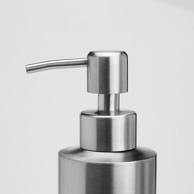 Liquid soap dispenser bottle gel bottle 304 stainless steel Lotion Pump Hand Soap Kitchen Bathroom Dispenser 250ml/350ml/550ml - Tasawoq