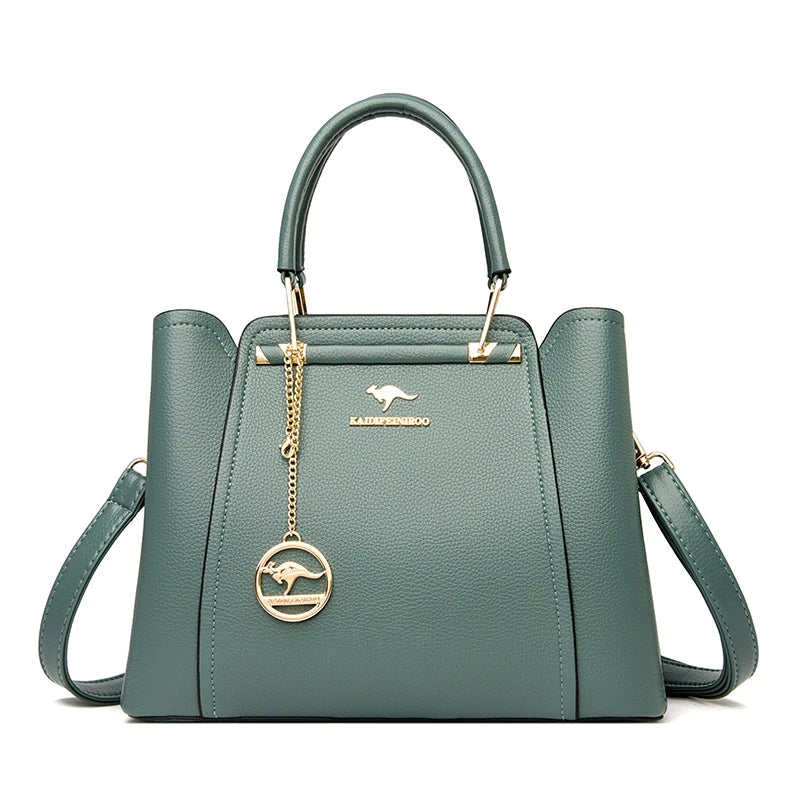 Luxury Handbags Women Bags Designer 3 Layers Soft Leather Shoulder Crossbody Sac Ladies Large Capacity Shopping Messenger Tote - Tasawoq