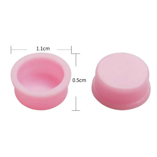 100Pcs False Eyelashes Blooming Cups Planting Grafting Rapid Bloom Sun Flower Glue Cup Fan Eyelash Extension Makeup Tools - Tasawoq