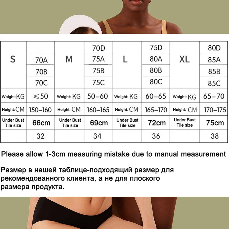Women Latex Bra Seamless Underwear Sexy Brassieres Woman's Wireless Bras Soft Female Intimates Lingerie Plus Size Bralette S-XL - Tasawoq