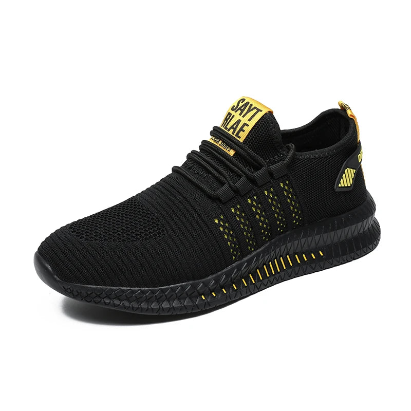 Fashion Sneakers Lightweight Men Casual Shoes Breathable Male Footwear Lace Up Walking Shoe - Tasawoq