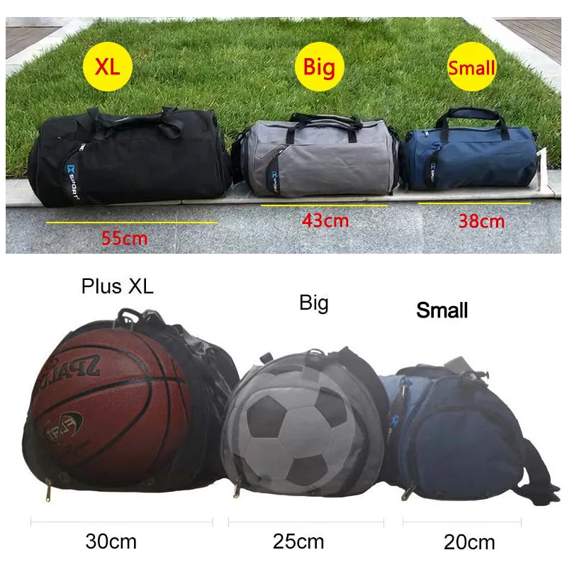 Men Gym Bag Dry Wet For Yoga Women Training Tas Travel Sac De Sport Outdoor Swim Women Shoes Fitness Weekender Shoulder Handbags - Tasawoq
