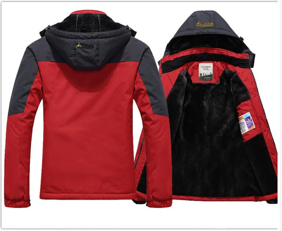 Winter Parka Men Windbreak Plus Thick Warm Windproof Fur Coats Male Military Hooded Anorak Jackets Men's Winter Jackets - Tasawoq