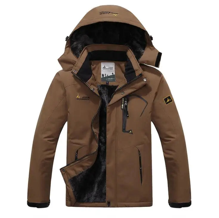 Winter Parka Men Windbreak Plus Thick Warm Windproof Fur Coats Male Military Hooded Anorak Jackets Men's Winter Jackets - Tasawoq