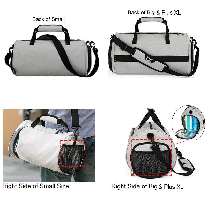 Men Gym Bag Dry Wet For Yoga Women Training Tas Travel Sac De Sport Outdoor Swim Women Shoes Fitness Weekender Shoulder Handbags - Tasawoq