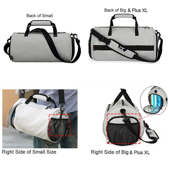 Men Gym Bag Dry Wet For Yoga Women Training Tas Travel Sac De Sport Outdoor Swim Women Shoes Fitness Weekender Shoulder Handbags - Tasawoq