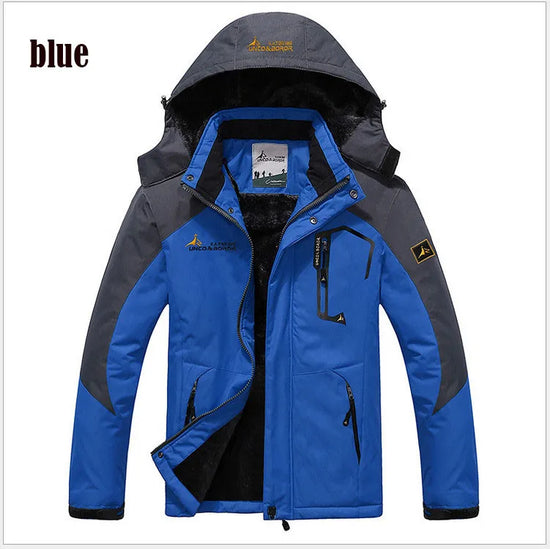 Winter Parka Men Windbreak Plus Thick Warm Windproof Fur Coats Male Military Hooded Anorak Jackets Men's Winter Jackets - Tasawoq