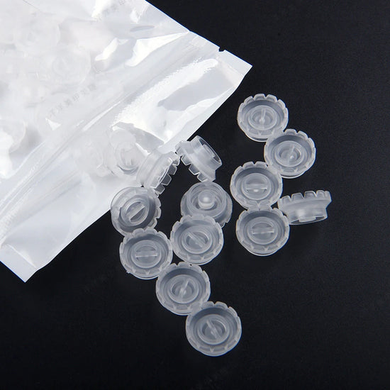 100Pcs False Eyelashes Blooming Cups Planting Grafting Rapid Bloom Sun Flower Glue Cup Fan Eyelash Extension Makeup Tools - Tasawoq