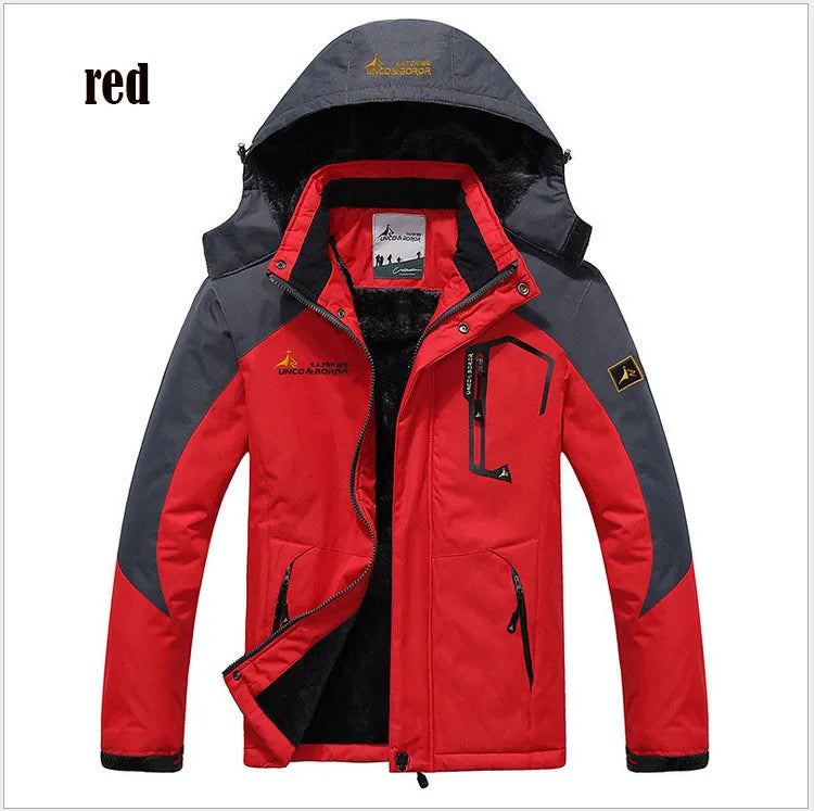 Winter Parka Men Windbreak Plus Thick Warm Windproof Fur Coats Male Military Hooded Anorak Jackets Men's Winter Jackets - Tasawoq
