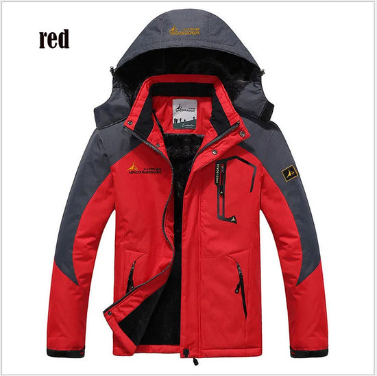Winter Parka Men Windbreak Plus Thick Warm Windproof Fur Coats Male Military Hooded Anorak Jackets Men's Winter Jackets - Tasawoq