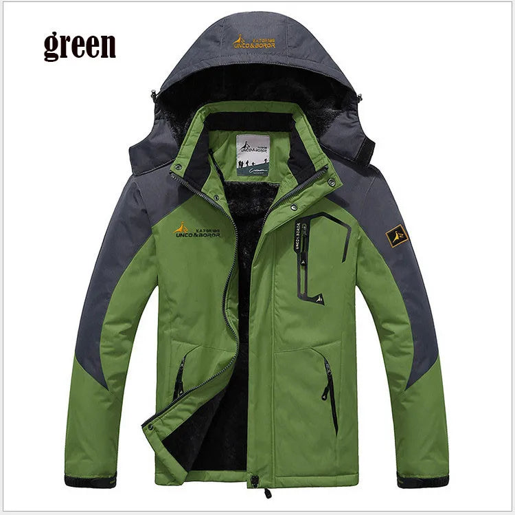 Winter Parka Men Windbreak Plus Thick Warm Windproof Fur Coats Male Military Hooded Anorak Jackets Men's Winter Jackets - Tasawoq