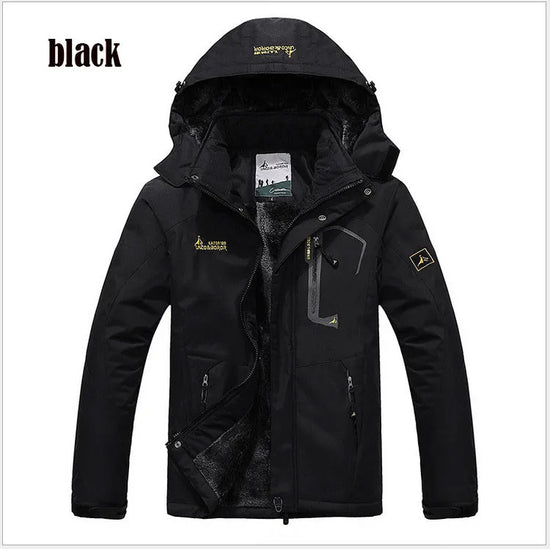 Winter Parka Men Windbreak Plus Thick Warm Windproof Fur Coats Male Military Hooded Anorak Jackets Men's Winter Jackets - Tasawoq