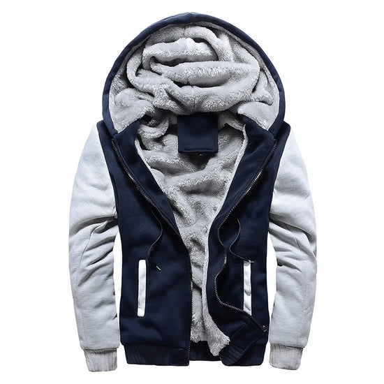 Men's Jacket Camouflage Thicken Winter Jackets for Men Fleece Long Sleeve Coat Man Casual Hoodies Streetwear Men's Coats - Tasawoq