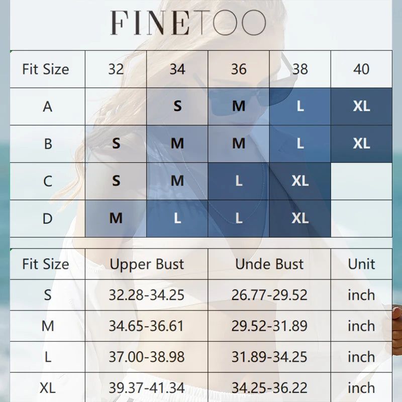FINETOO Deep V Women Bras Push Up Padded Tops Female Sexy Wireless Underwear Ladies Plus Size Bralette Girls Intimates Lingerie - Tasawoq