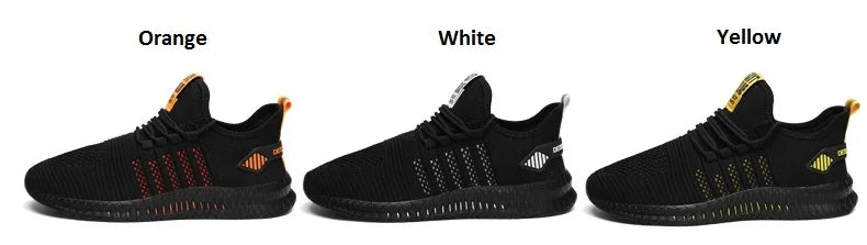 Fashion Sneakers Lightweight Men Casual Shoes Breathable Male Footwear Lace Up Walking Shoe - Tasawoq