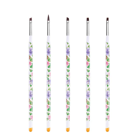 Nail Brush For Manicure Gel Brush For Nail Art 15Pcs/Set Nail Brush Acrylic Liquid Powder Carving Gel Brush - Tasawoq