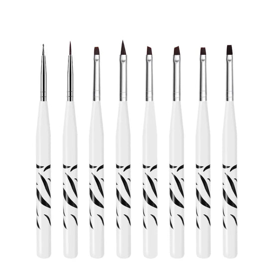 Nail Brush For Manicure Gel Brush For Nail Art 15Pcs/Set Nail Brush Acrylic Liquid Powder Carving Gel Brush - Tasawoq