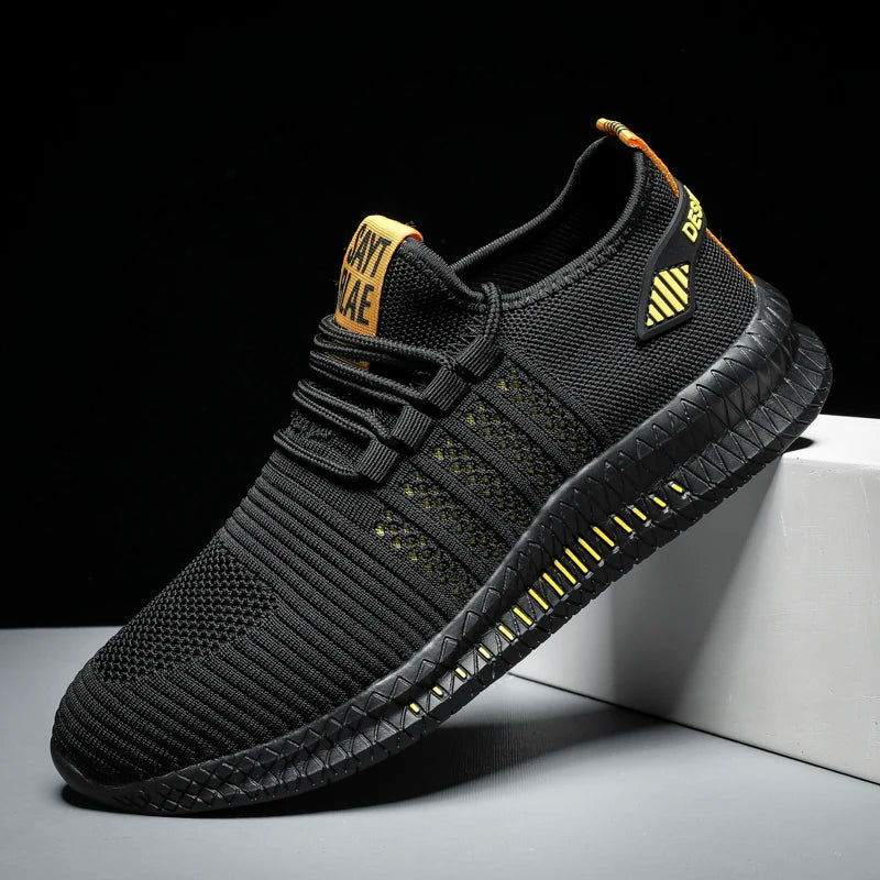 Fashion Sneakers Lightweight Men Casual Shoes Breathable Male Footwear Lace Up Walking Shoe - Tasawoq