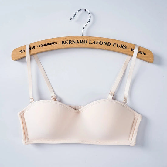 Women Invisible Bra Strapless Bralette 1/2 Cup Women's Underwear Sexy Lingerie Female Seamless Party Wedding Bras - Tasawoq