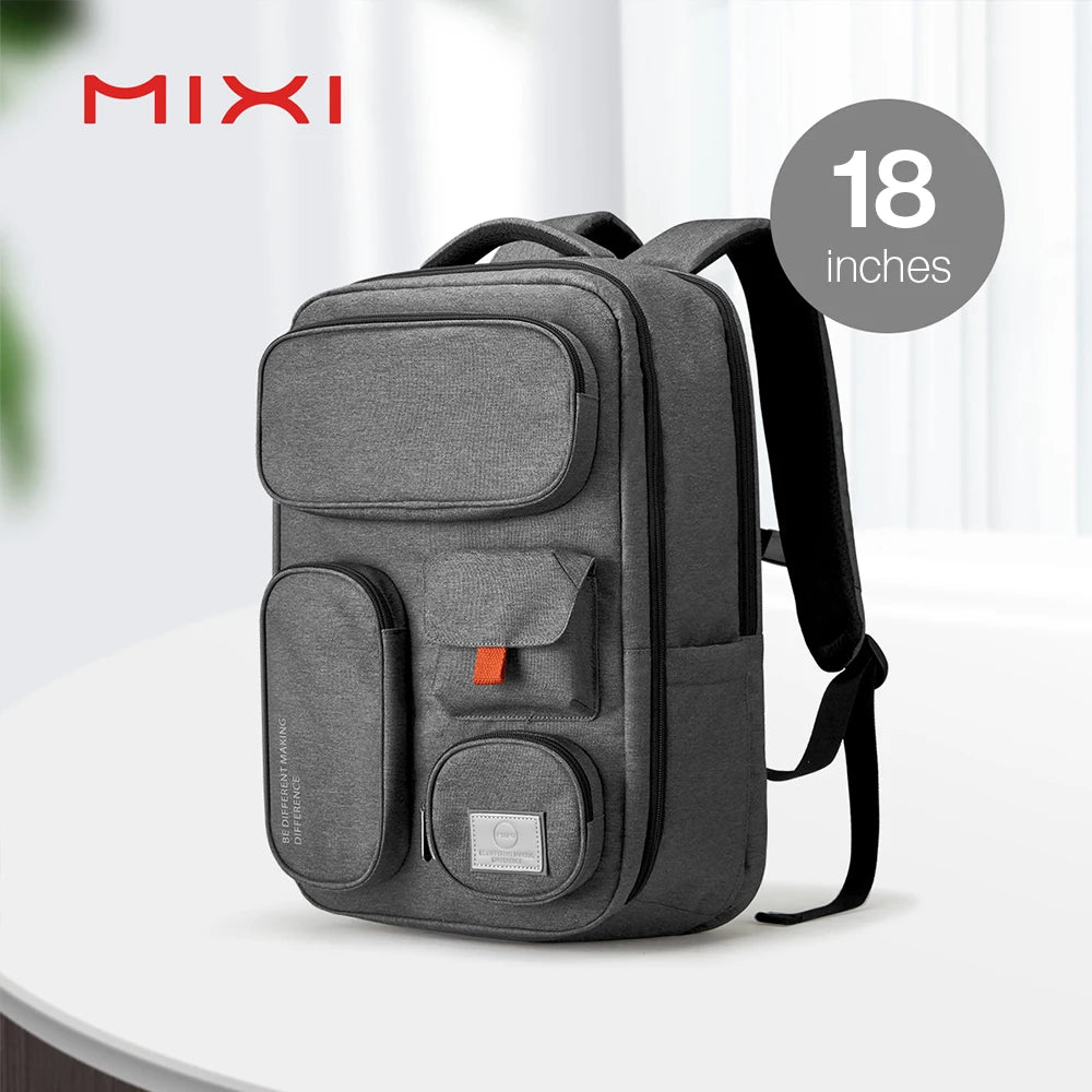 Mixi Men One Shoulder Backpack Women Sling Bag Crossbody USB Boys Cycling Sports Travel Versatile Fashion Bag Student School - Tasawoq