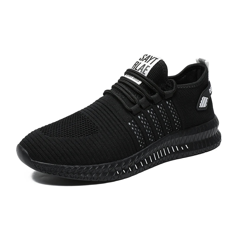 Fashion Sneakers Lightweight Men Casual Shoes Breathable Male Footwear Lace Up Walking Shoe - Tasawoq