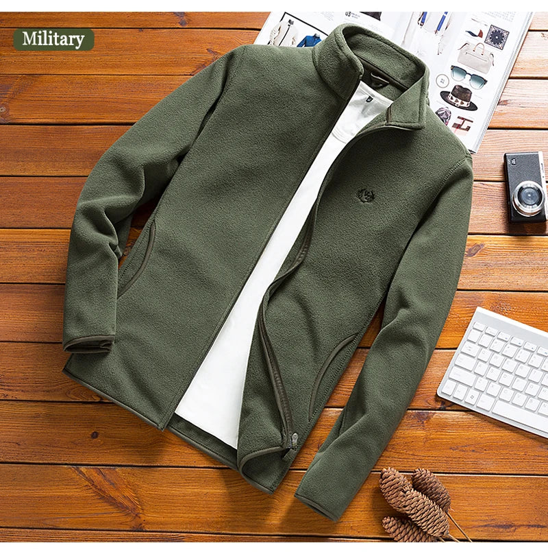 Man Fleece Tactical Softshell Jacket outwear Windbreaker Thermal Sporting male Tourism Mountain coats men Army jackets - Tasawoq
