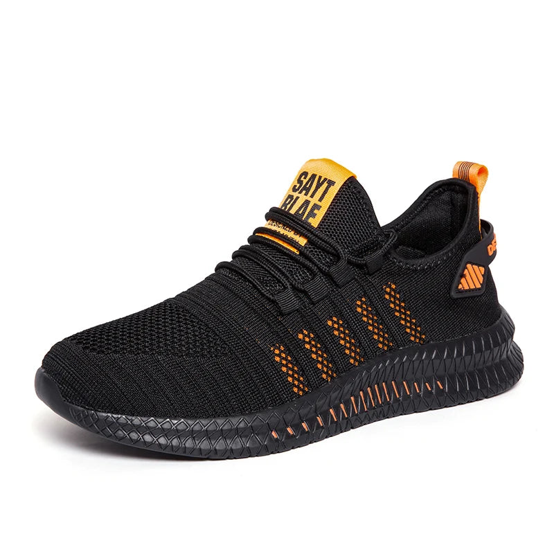 Fashion Sneakers Lightweight Men Casual Shoes Breathable Male Footwear Lace Up Walking Shoe - Tasawoq