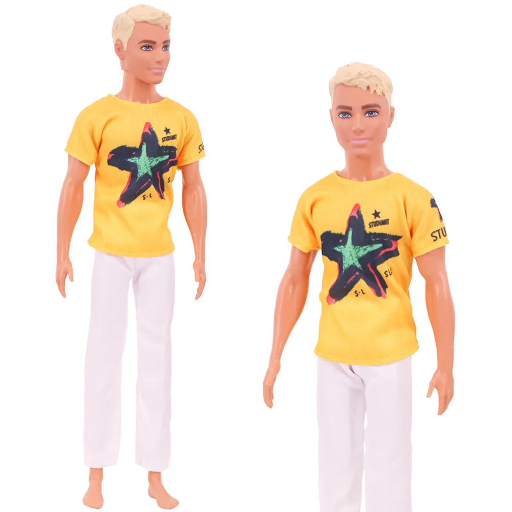 25 Style Ken 11.5inch Doll Clothes Sportswear Prince's Daily Clothing Overcoat for Babi 30 Cm Ken Boy Clothes,Birthday Present - Tasawoq