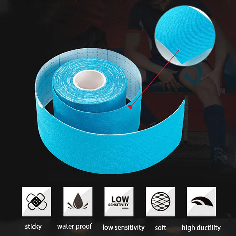 Waterproof Kinesiology Tape for Sports and Muscle Support – 5m Roll - Tasawoq
