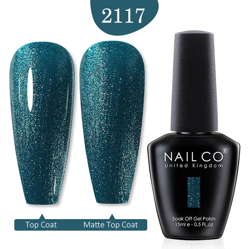 NAILCO Red Colors Series 15ML Nail Gel Polish Nail Supplies Semi Permanent For Nail Art Manicure Soak Off LED UV Hybrid Varnish - Tasawoq