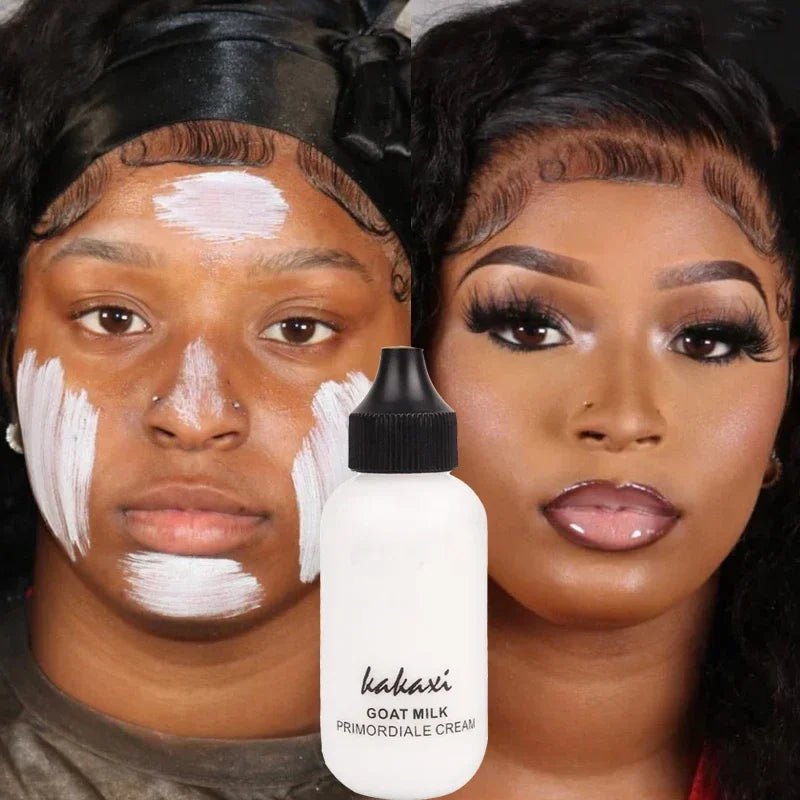 50ml Goat Milk Liquid Foundation Cream Waterproof Oil-control Cover Acne Base Cream Makeup Moisturize Matte Concealer Cosmetic - Tasawoq